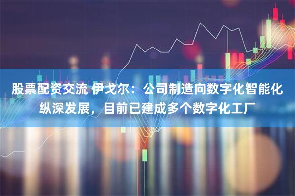 股票配资交流 伊戈尔：公司制造向数字化智能化纵深发展，目前已建成多个数字化工厂